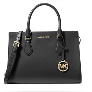 EUC $558 Michael Kors Savanna M Saffiano Leather Satchel W12”XH8”XD4”